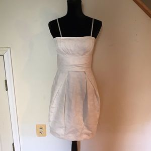 Chic white cocktail dress
